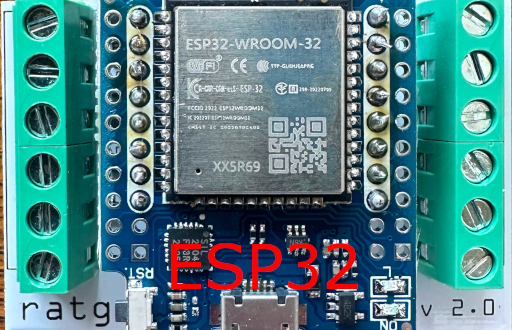 ratgdo v2.0 board with ESP32 D1 Mini with Security+ 2.0